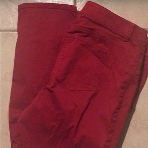 Chico’s Red Ankle Length Jeans Size 2 (12)
